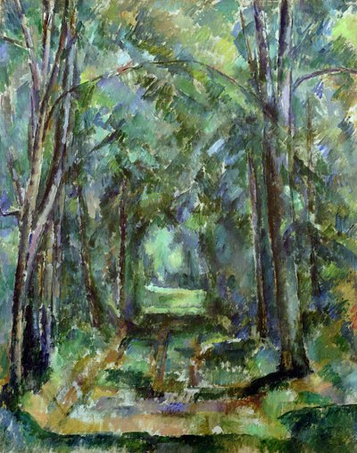 Viale a Chantilly, 1888 da Paul Cézanne